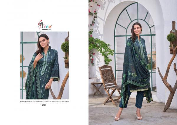 Shree Bin Saeed Lawn Collection Vol 4 Cotton Designer Exclusive Salwar Kameez
